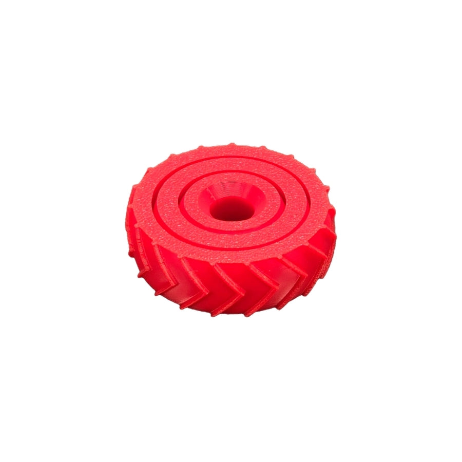 Jouet anti-stress 3 cercles rotatifs, rouge.